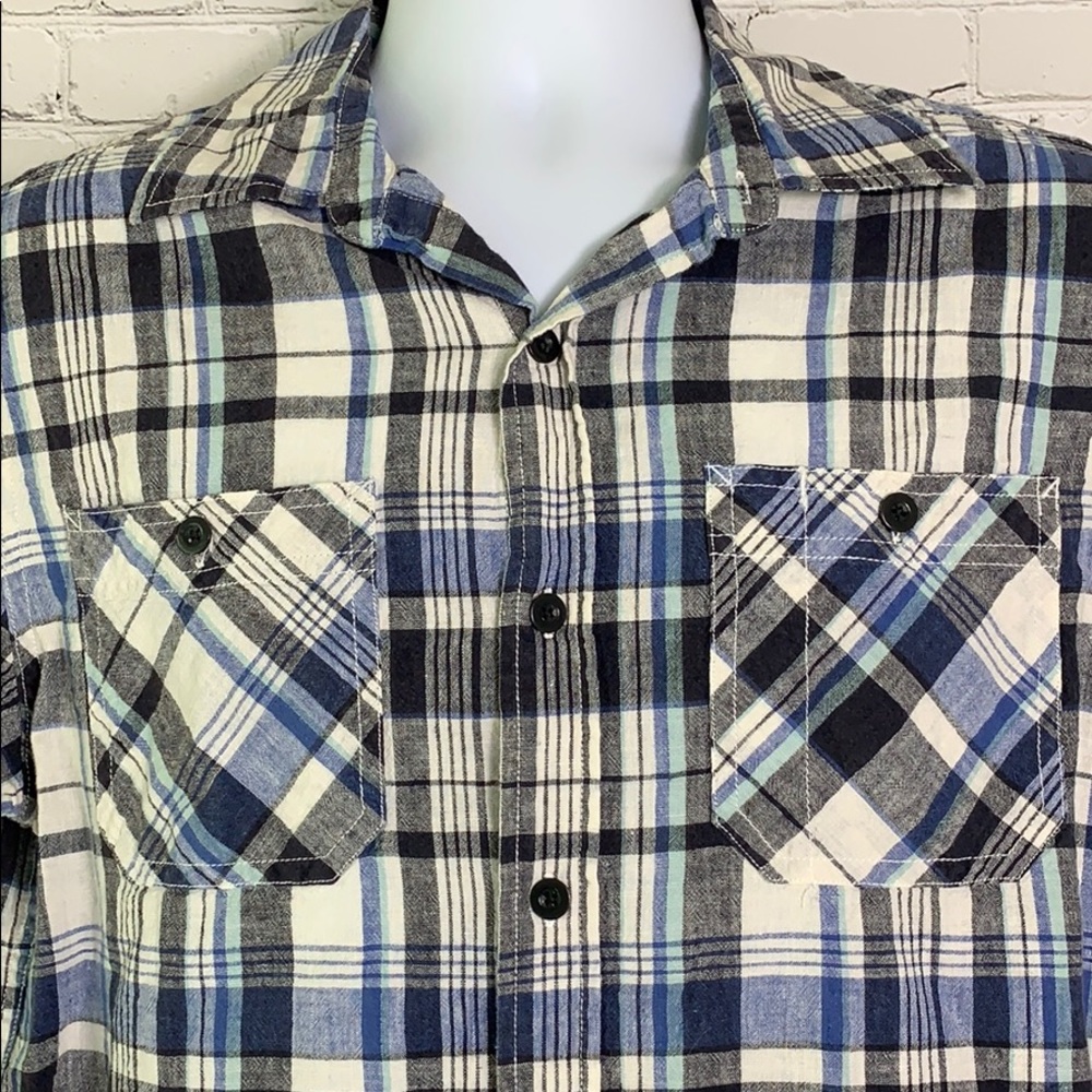 Converse Men’s Medium Button Down Flannel Shirt - image 2